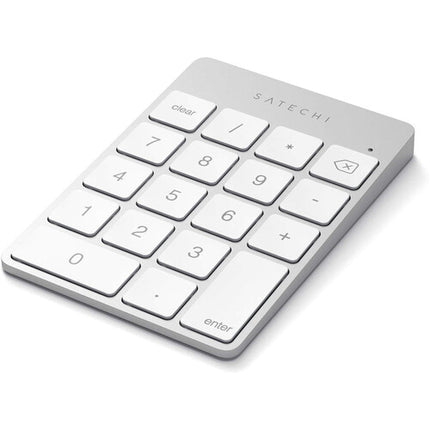 Satechi Slim Teclado Numérico Bluetooth Recargable Perfil Delgado Plata