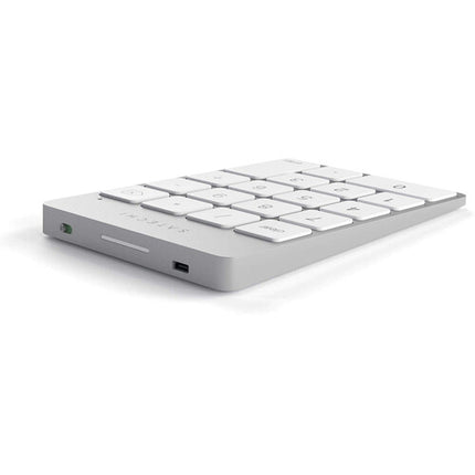 Satechi Slim Teclado Numérico Bluetooth Recargable Perfil Delgado Plata