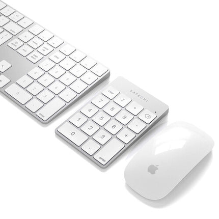 Satechi Slim Teclado Numérico Bluetooth Recargable Perfil Delgado Plata