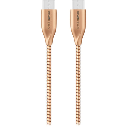 Volkano Iron Series Cable Tipo-C metálico 6 pies 60W salida máxima