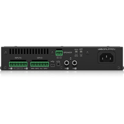 Lab.Gruppen LUCIA 120/1-70 amplificador mono compacto 120W 70V con DSP y protección