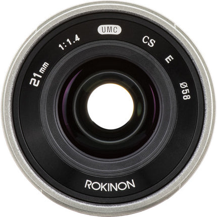 Rokinon 21mm f1.4 Lente para Sony E APS-C f1.4-22 58mm filtro