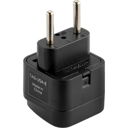 Watson Adaptador de Corriente USA 3 Clavijas a Europa 2 Clavijas estándar europeo