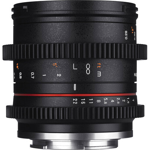 Rokinon 21mm T1.5 Objetivo de Cine para Sony E APS-C 69.3° AOV