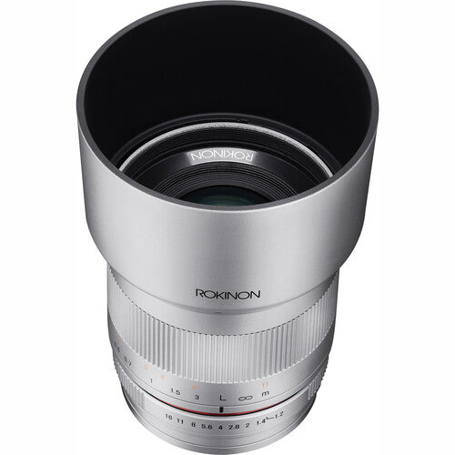 Rokinon 35mm f/1.2 Lente APS-C Fuji X con Apertura f1.2 a f16 y Parasol