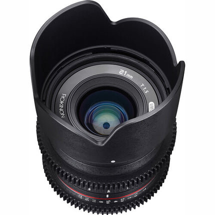 Rokinon 21mm T1.5 Objetivo de Cine para Sony E APS-C 69.3° AOV