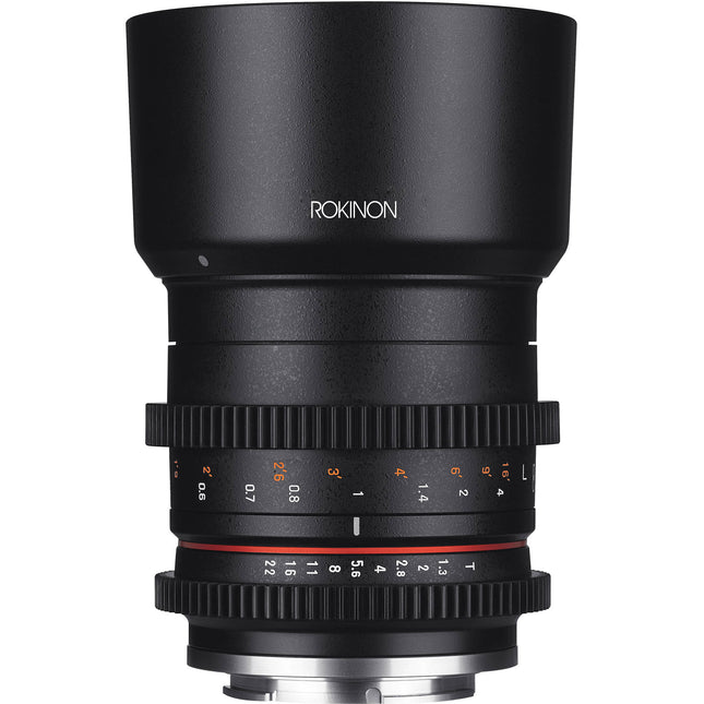 Rokinon 50mm T1.3 Objetivo Cine Compacto para Fujifilm X con AOV 31.7° y Montura APS-C
