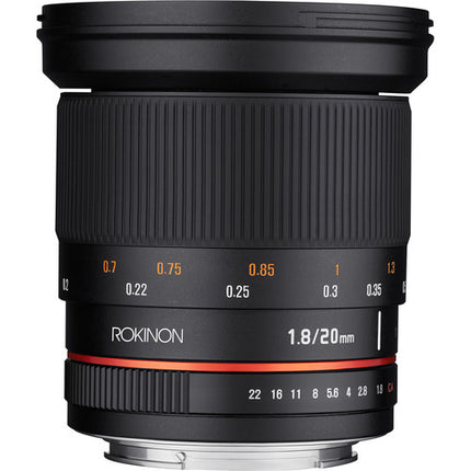 Rokinon 20mm f1.8 ED AS UMC Objetivo para Canon EF Montura EF Formato Full Frame