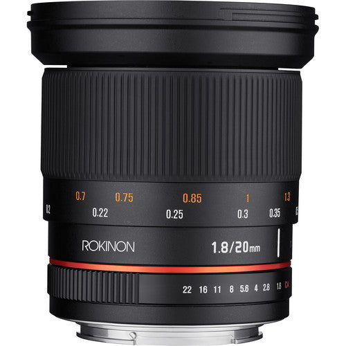 Rokinon 20mm f1.8 ED AS UMC Objetivo para Canon EF Montura EF Formato Full Frame