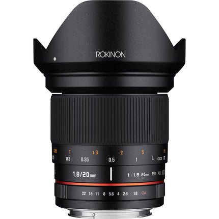 Rokinon 20mm f1.8 ED AS UMC Objetivo para Canon EF Montura EF Formato Full Frame
