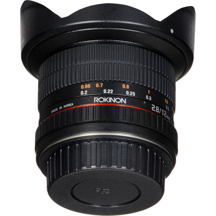 Rokinon 12mm f/2.8 Objetivo Fisheye para Canon EF Montura 180º y Parasol