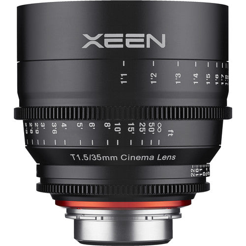 Rokinon Xeen 35mm T1.5 Lente para Montura PL Full-Frame 200° Enfoque