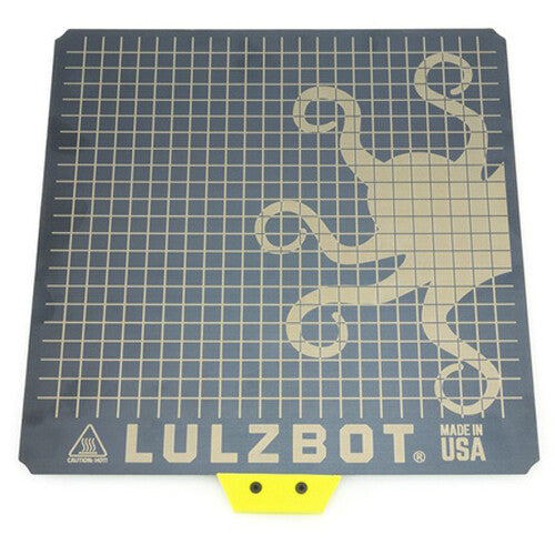 LulzBot OctoGrab Lámina Flexible Magnética de Acero para TAZ Sidekick 747 3D 9.1x9.1 pulgadas