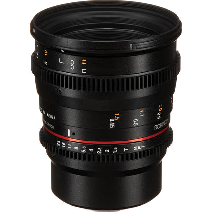 Rokinon 50mm T1.5 AS UMC Lente Cine Micro Cuatro Tercios T1.5-T22