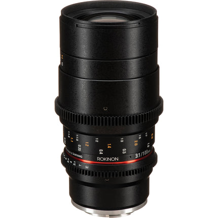 Rokinon 100mm T3.1 Macro Cine DS Lente Macro para Sony E-Mount con Montura Completa y Filtro 67mm
