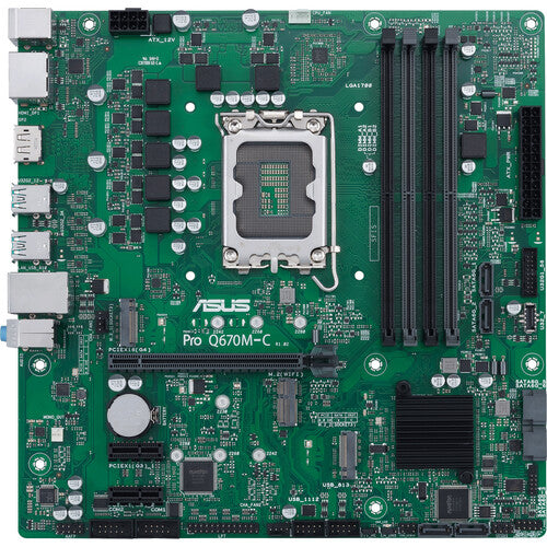 ASUS Pro Q670M-C-CSM Placa Base Comercial Micro-ATX LGA 1700 DDR5-4800 SATA III
