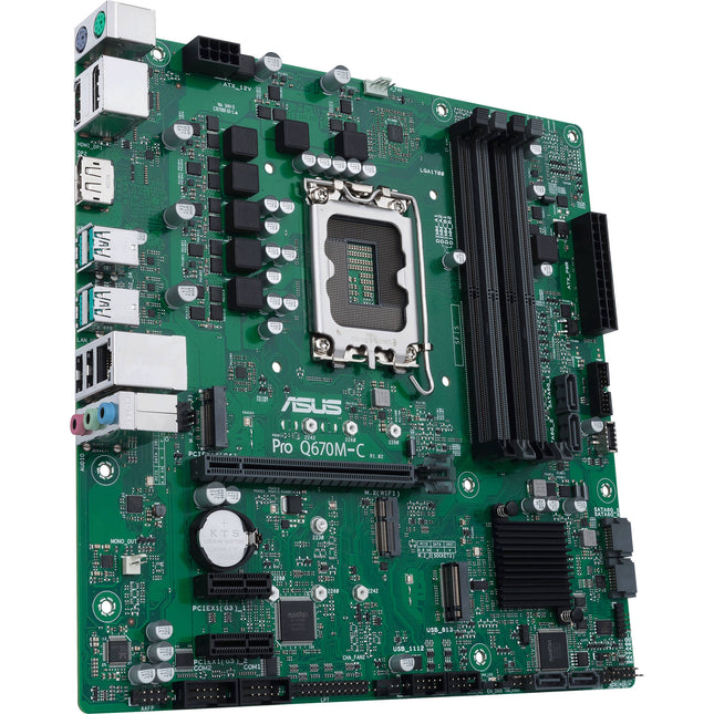 ASUS Pro Q670M-C-CSM Placa Base Comercial Micro-ATX LGA 1700 DDR5-4800 SATA III
