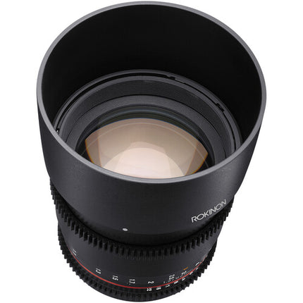 Rokinon Cine DS Kit de lentes 85mm T1.5 100mm T3.1 Macro 135mm T2.2 para Canon EF