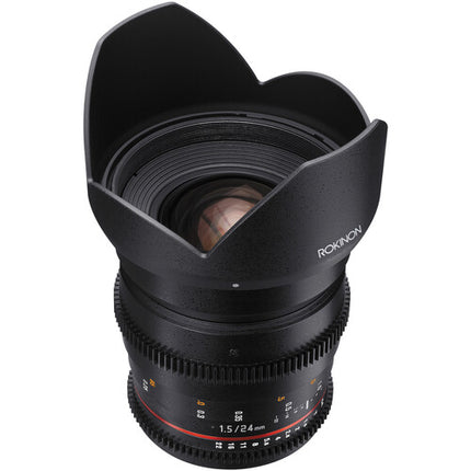 Rokinon Kit de Lentes Cine 24 35 50 85mm T1.5 Montura Canon EF
