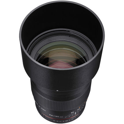 Rokinon 135mm f 2.0 ED UMC Lente Canon EF Montura Full Frame 77mm