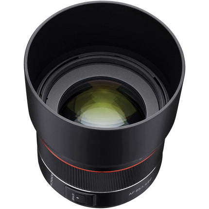 Rokinon 85mm f1.4 AF Objetivo Canon EF Full Frame Motor Dual Ultrasónico Hood