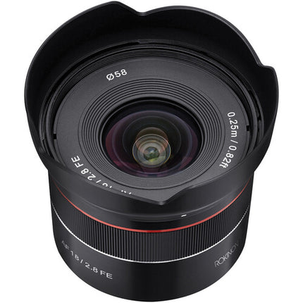 Rokinon AF 18mm f2.8 FE Objetivo Gran Angular Apertura f2.8 a f22 con Motor STM