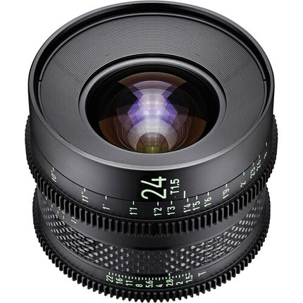 Rokinon XEEN CF 24mm T1.5 Lente de Cine Pro PL Mount 95mm Diámetro