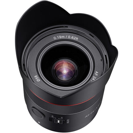 Rokinon 24mm f1.8 AF objetivo compacto para Sony E montura completa f1.8-22