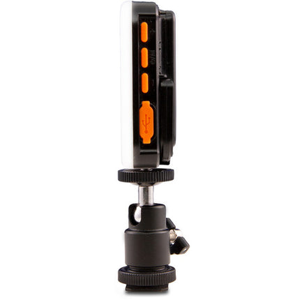Padcaster On-Camera LED Luz con Temperatura Variable 3200-6500K Batería 3000mAh y Adaptador Cold Shoe