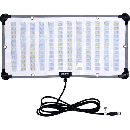 amaran F21x Matriz LED Flexible Bi-Color 2x1 Pulgadas 3670 Lux 2500-7500K V-Mount
