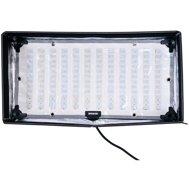 amaran F21c Matriz Flexible de Luz LED RGB 2x1 Pie 3660 Lux 5600K Gold Mount