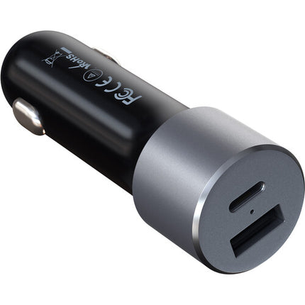 Satechi Cargador de Auto USB Tipo C 72W 60W PD 12W USB-A