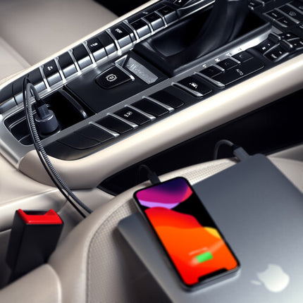 Satechi Cargador de Auto USB Tipo C 72W 60W PD 12W USB-A