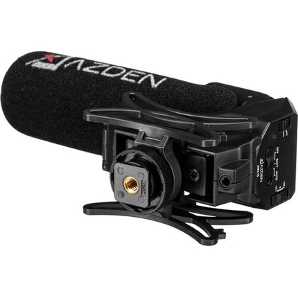 Azden SMX-15 Micrófono Shotgun para Video con Funda Antiviento Furry