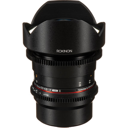 Rokinon 14mm T3.1 Cine DS Objetivo Gran Angular para Micro Cuatro Tercios con Anillo de Apertura
