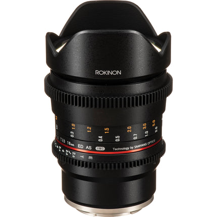 Rokinon 16mm T2.6 Lente Cine Full Frame Montura Sony E 16mm Foco Manual