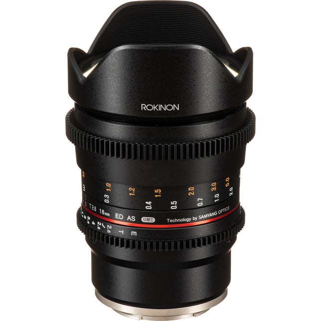 Rokinon 16mm T2.6 Lente Cine Full Frame Montura Sony E 16mm Foco Manual