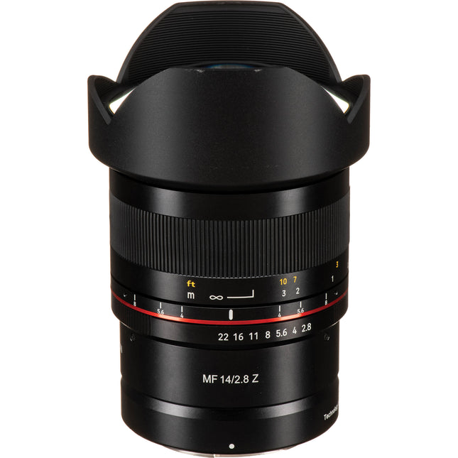Rokinon 14mm f/2.8 Lente Z-Mount para Nikon Apertura f/2.8 a f/22 con Estuche