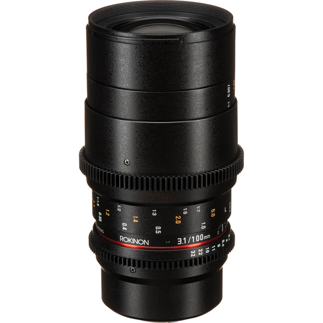 Rokinon 100mm T3.1 Lente Macro Cine DS para Montura Micro Cuatro Tercios 67mm