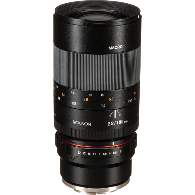 Rokinon 100mm f/2.8 Lente Macro para Sony E 1:1 Magnificación y Diafragma 9 hojas