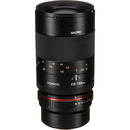 Rokinon 100mm f/2.8 Objetivo Macro para Micro Cuatro Tercios 1:1 Magnificación