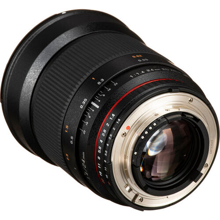 Rokinon 24mm f1.4 ED AS UMC Objetivo gran angular para Nikon con enfoque manual y distancia mínima 25cm