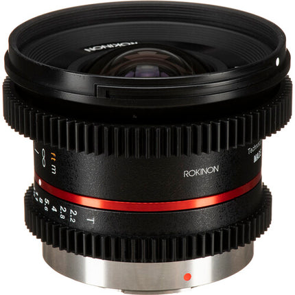 Rokinon 12mm T2.2 Lente Cine para Montura Micro Cuatro Tercios T22 y Distancia Mínima 7.87"