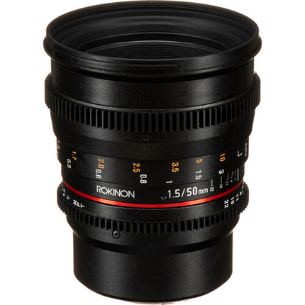 Rokinon 50mm T1.5 AS UMC Lente Cine Micro Cuatro Tercios T1.5-T22