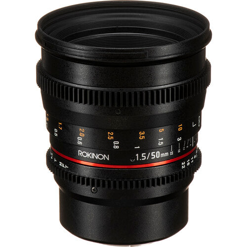 Rokinon 50mm T1.5 AS UMC Lente Cine Micro Cuatro Tercios T1.5-T22