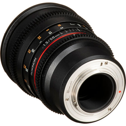 Rokinon 50mm T1.5 AS UMC Lente Cine Micro Cuatro Tercios T1.5-T22