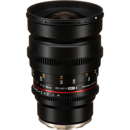 Rokinon 24 35 50 85mm T1.5 Kit de lentes cine para Sony montura E