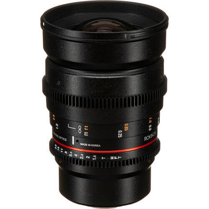 Rokinon Bundle de Lentes Cine DS 24 35 50 85mm T1.5 Montura Micro Cuatro Tercios