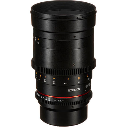 Rokinon 135mm T2.2 Cine DS lente para montura Micro Cuatro Tercios con filtro 77mm y capuchones