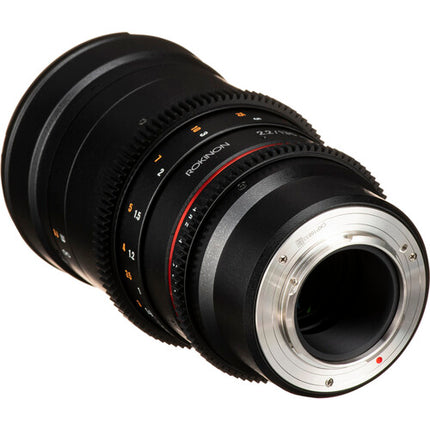 Rokinon 135mm T2.2 Cine DS lente para montura Micro Cuatro Tercios con filtro 77mm y capuchones